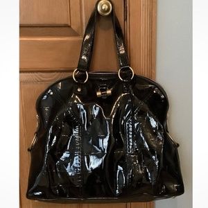 YSL Extra Large Patent Leather Muse Bag